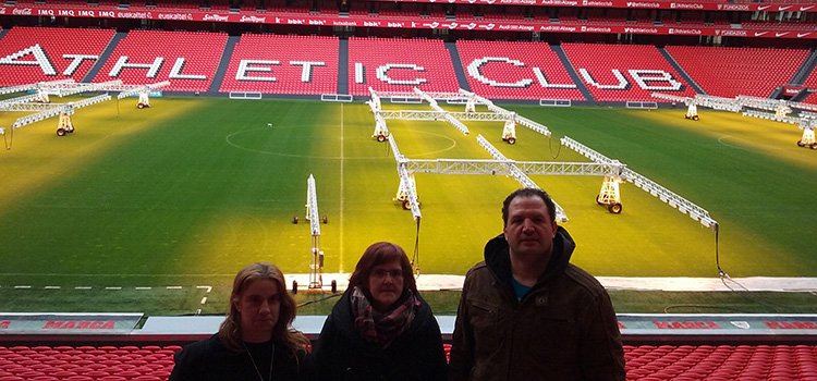 Voluntarios de Lantegi Batuak en Fundación Athletic