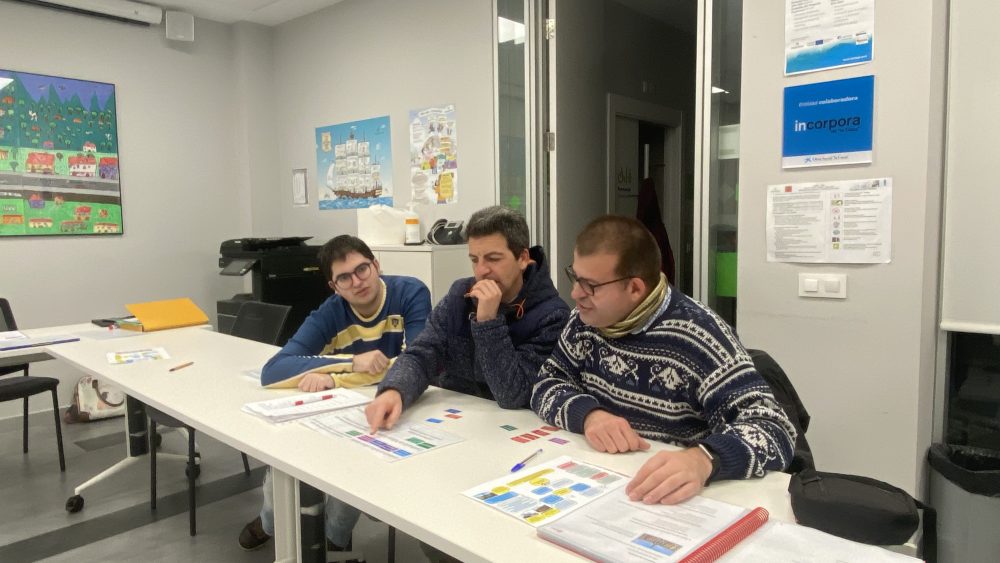 Alumnos en la Academia