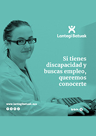 empleo discapacidad folleto Lantegi Batuak